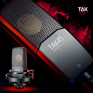 TAK45电容麦克风k歌喊麦直播设备全套专业录音话筒 得胜 Takstar