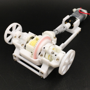 带差速锁3D打印产品 汽车差速器动态演示模型开放式