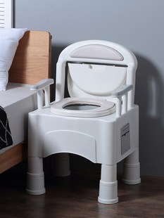 坐便器椅老人坐便器移动马桶孕妇坐便椅室内卧室防臭简易加高成年