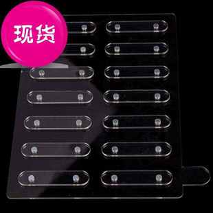 美甲色卡盒 甲片展示板3 磁吸抽拉展示盒 展板 亚克力色卡盒