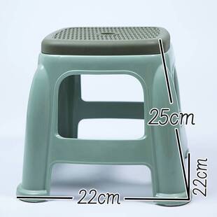 小凳子矮凳塑料家用所料加厚马扎大人结实板凳方凳厕所浴室卫生间