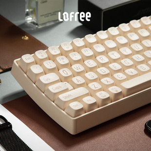 Lofree洛斐小翘无线机械键盘蓝牙办公笔记本圆点奶茶手机平板ipad