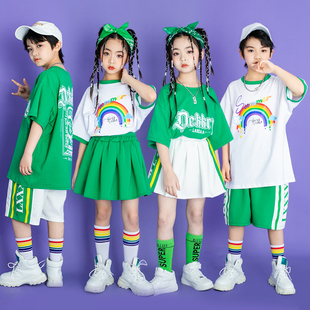 男童街舞潮服 表演服装 六一儿童啦啦队演出服小学生运动会开幕式