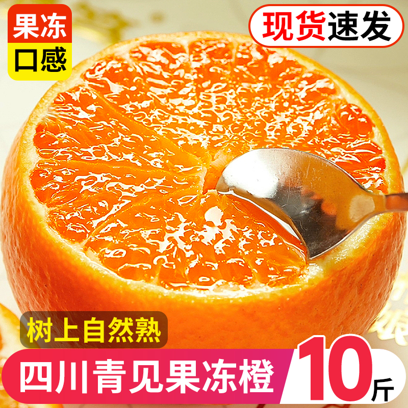 四川青见果冻橙10斤当季 整箱新鲜桔子现摘丑柑橘蜜橘孕妇水果 包邮