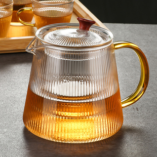 泡茶壶养家用焖茶壶生玻璃煮茶壶耐茶水分离高温办公室茶杯套装