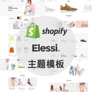 Shopify主题模板独立站网店外贸Dropshipping跨境电商Elessi