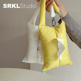 抽纸盒 防水尼龙面包服可爱纸巾包收纳袋车载创意挂式 SRKLstudio