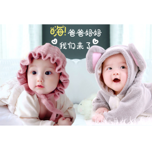 高颜值漂亮女宝图片婴儿墙贴孕妇胎教海报bb画报照片新生娃娃备孕