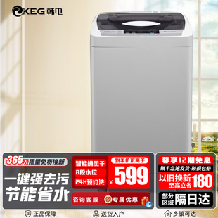 韩电洗衣机全自动家用波轮除菌大容量洗脱节能租房宿舍7.5kg官方