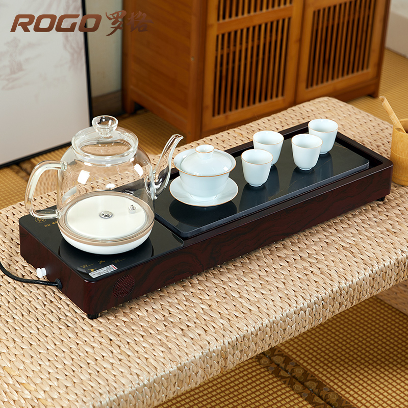 罗格沉香沏茶器自动上水电茶炉熏香煮茶音乐负离子一体机煮茶器