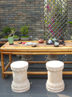 陋石坊创意户外石凳室外休闲凳子露台花园坐凳庭院椅子防水休息凳