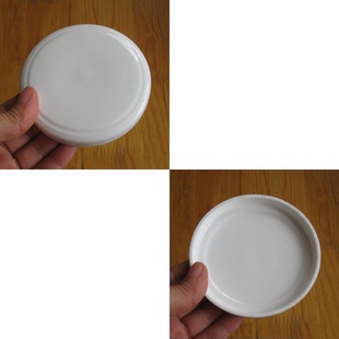 陶瓷杯盖马克杯盖盖子配盖单卖适用杯口外直径8.5cm等 有弧度平盖